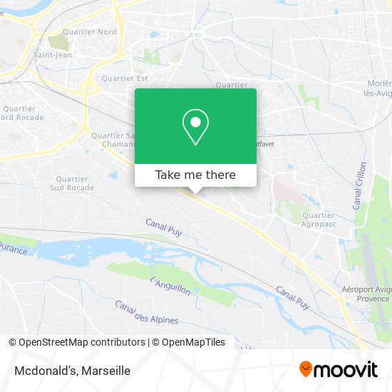 Mcdonald's map