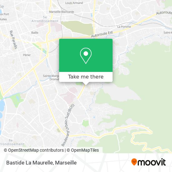 Bastide La Maurelle map