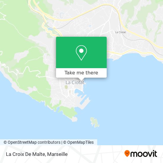 La Croix De Malte map