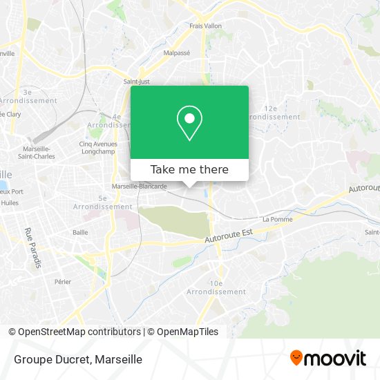 Groupe Ducret map