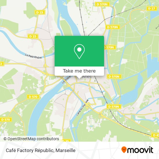 Café Factory Républic map