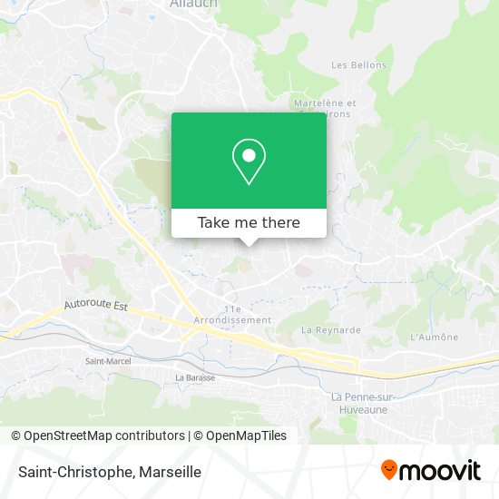Saint-Christophe map