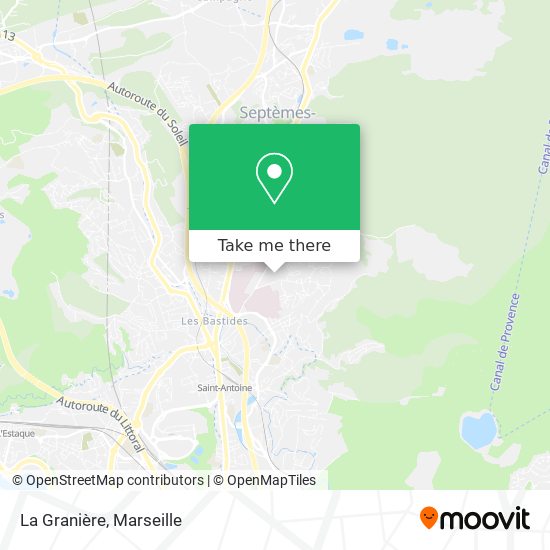 La Granière map