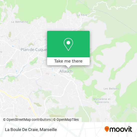 La Boule De Craie map