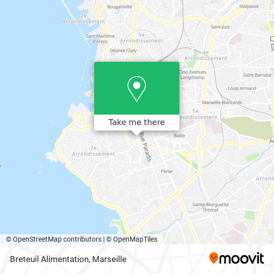 Breteuil Alimentation map