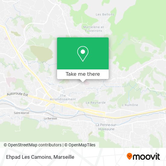 Ehpad Les Camoins map