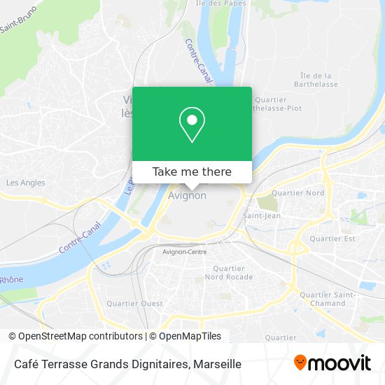 Café Terrasse Grands Dignitaires map