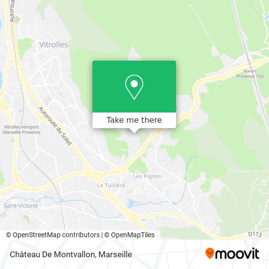 Château De Montvallon map
