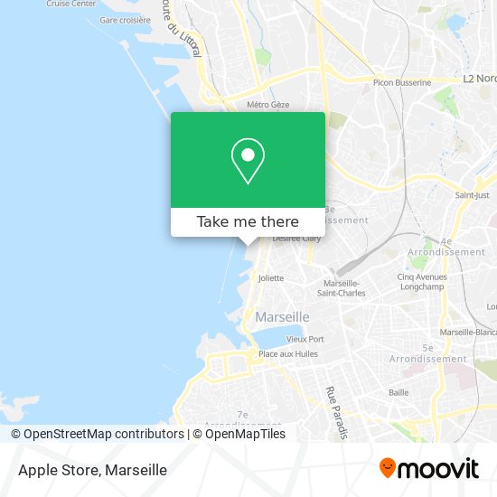 Apple Store map