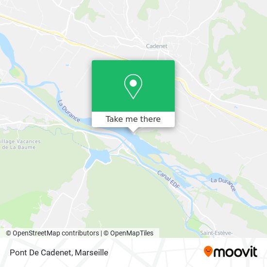 Pont De Cadenet map
