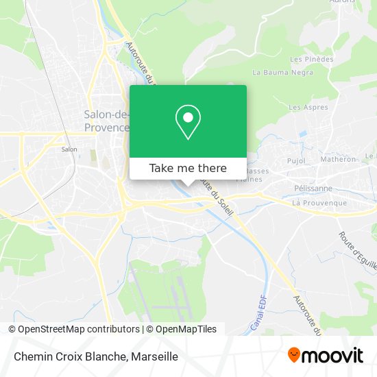 Chemin Croix Blanche map