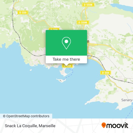 Snack La Coquille map