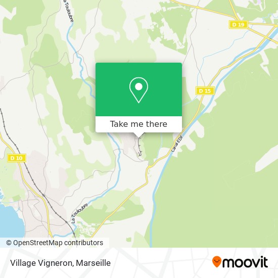 Village Vigneron map