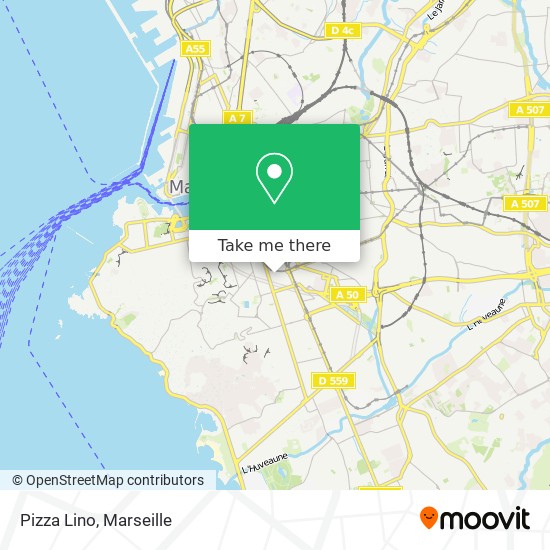 Pizza Lino map