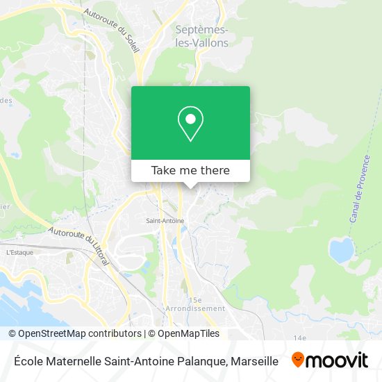 École Maternelle Saint-Antoine Palanque map