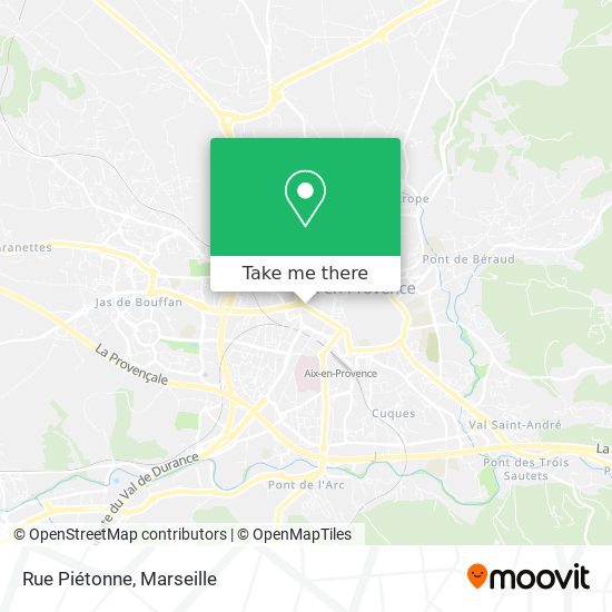 Rue Piétonne map