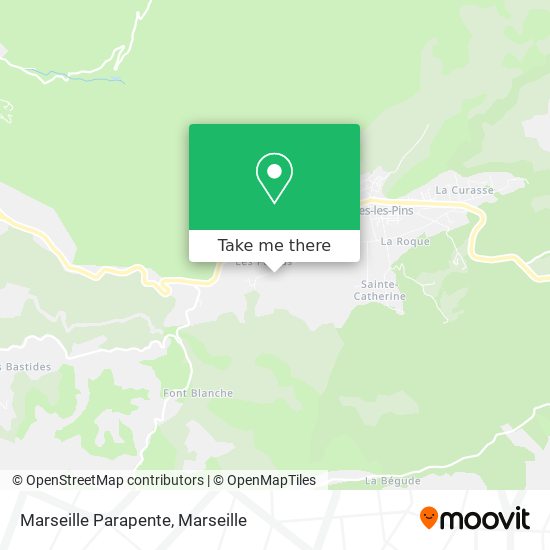 Marseille Parapente map