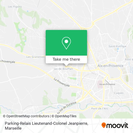 Parking-Relais Lieutenand-Colonel Jeanpierre map