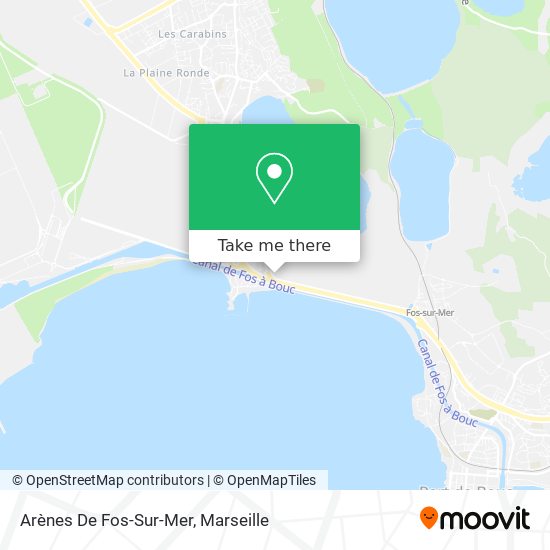 Arènes De Fos-Sur-Mer map