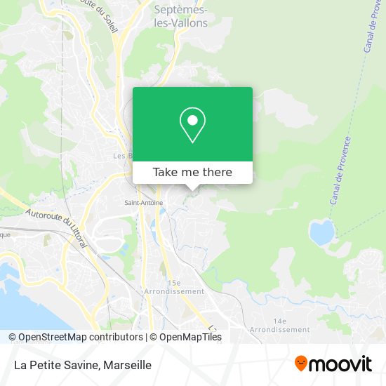 La Petite Savine map