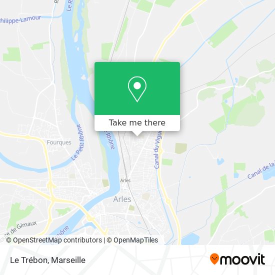 Le Trébon map