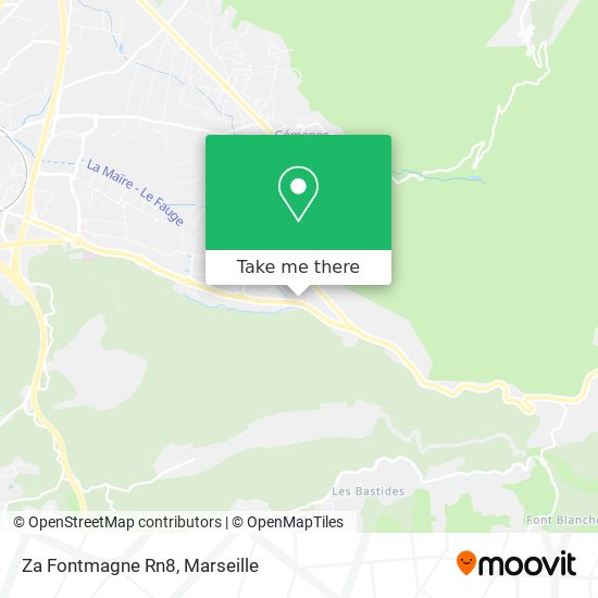 Za Fontmagne Rn8 map