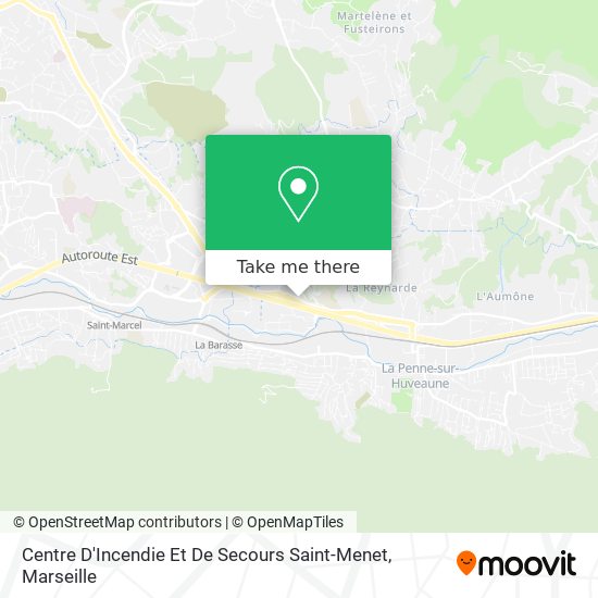 Centre D'Incendie Et De Secours Saint-Menet map