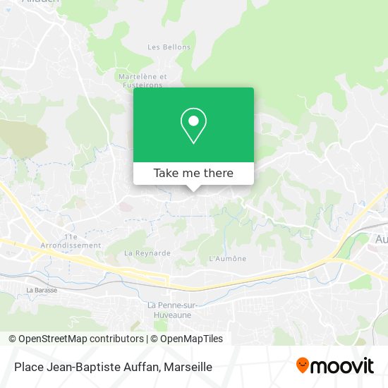 Place Jean-Baptiste Auffan map