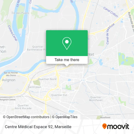 Centre Médical Espace 92 map