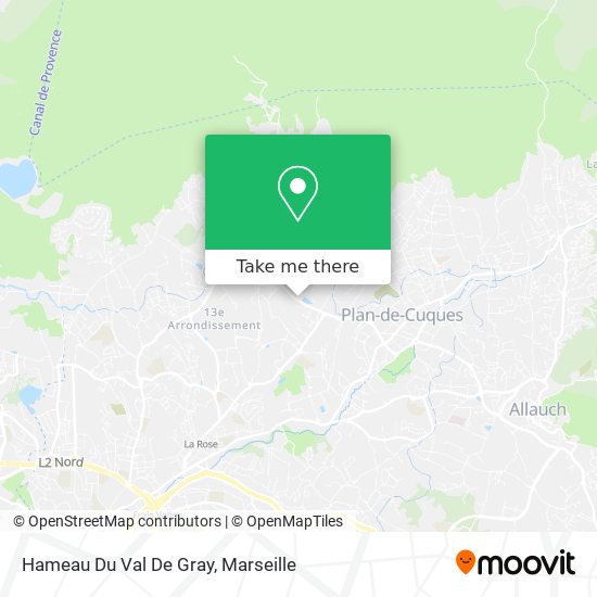 Hameau Du Val De Gray map
