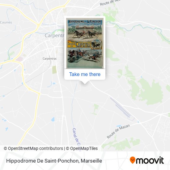 Hippodrome De Saint-Ponchon map