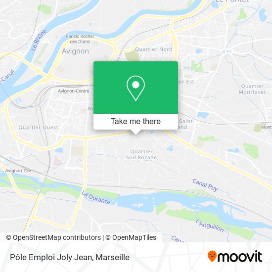 Pôle Emploi Joly Jean map
