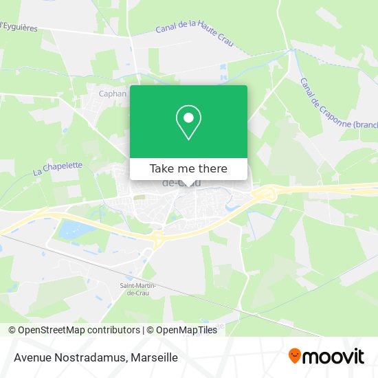 Avenue Nostradamus map