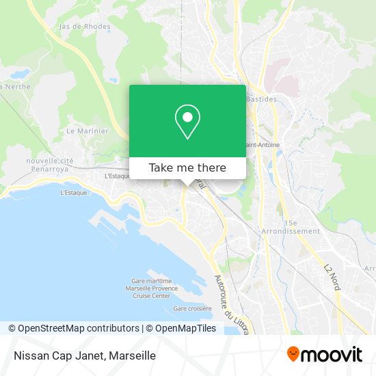 Nissan Cap Janet map