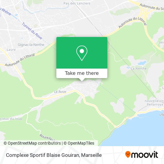 Complexe Sportif Blaise Gouiran map
