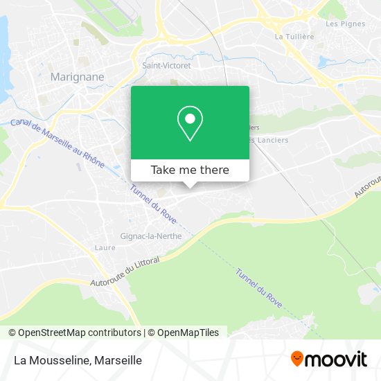 La Mousseline map