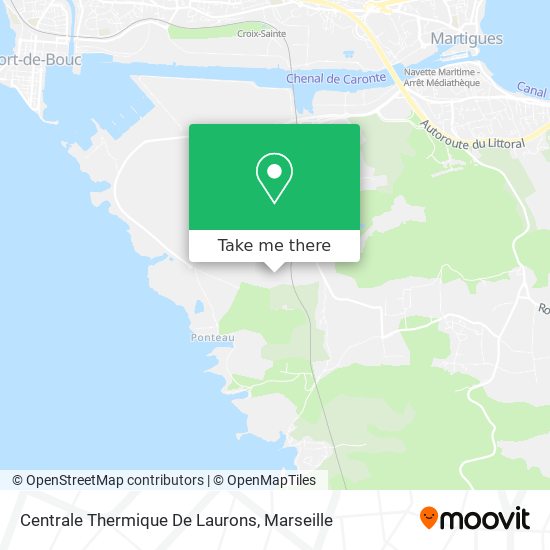 Centrale Thermique De Laurons map