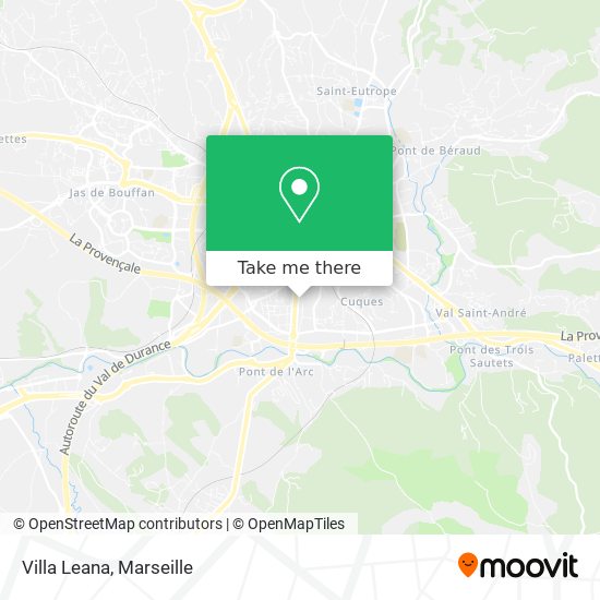 Villa Leana map