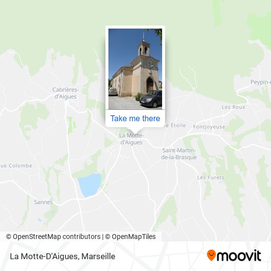 La Motte-D'Aigues map