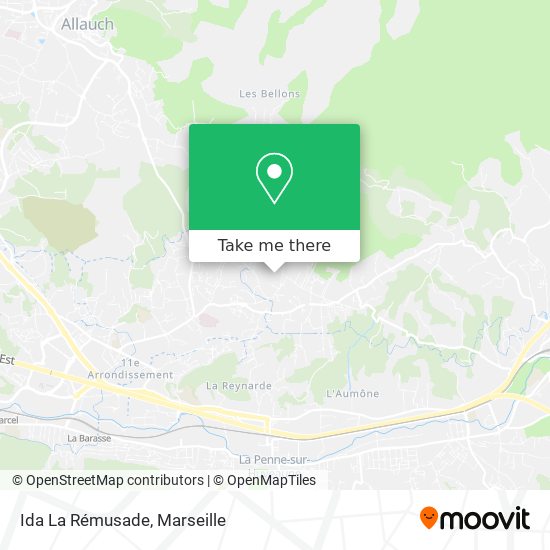 Ida La Rémusade map