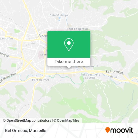 Bel Ormeau map