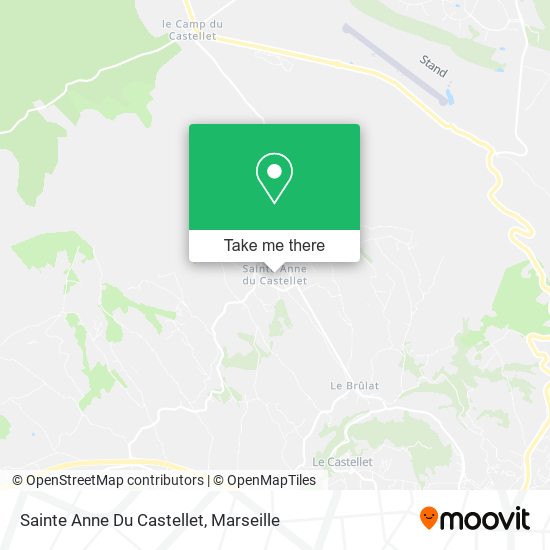 Mapa Sainte Anne Du Castellet