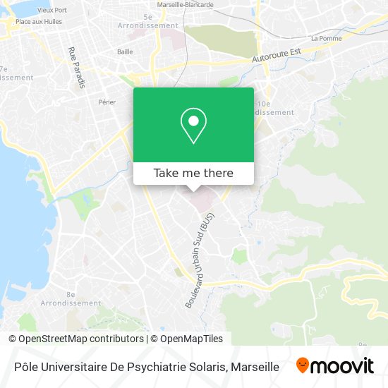 Pôle Universitaire De Psychiatrie Solaris map