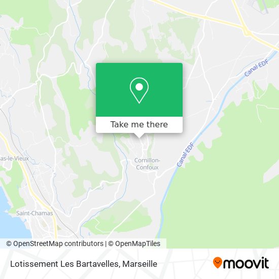 Mapa Lotissement Les Bartavelles