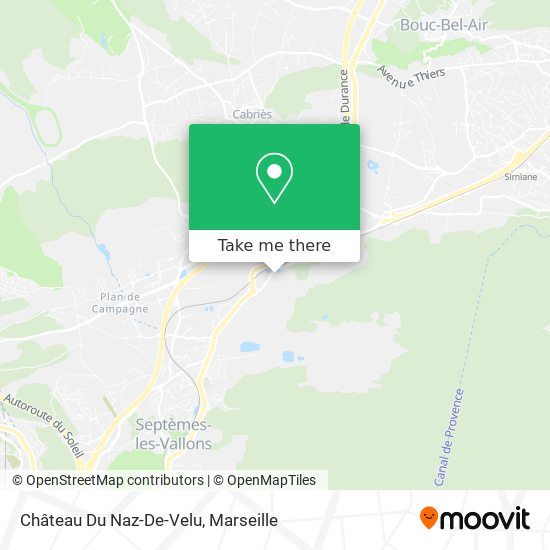 Château Du Naz-De-Velu map