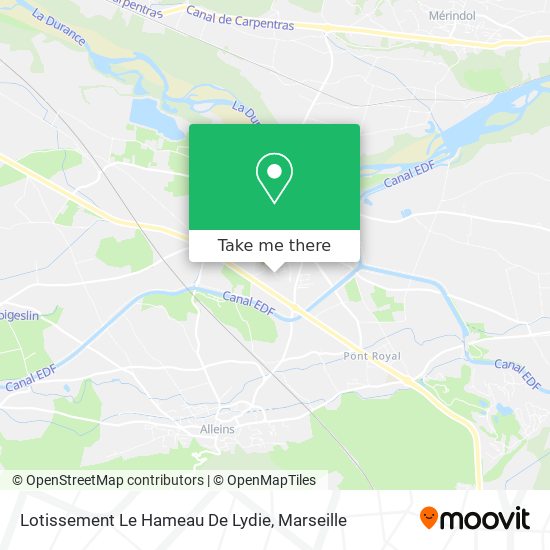 Mapa Lotissement Le Hameau De Lydie