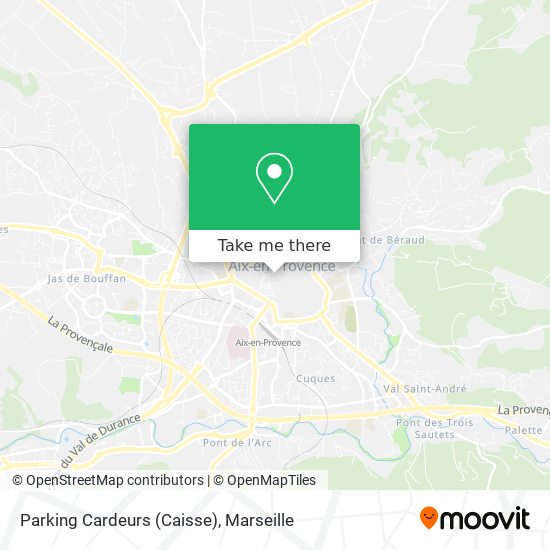 Parking Cardeurs (Caisse) map