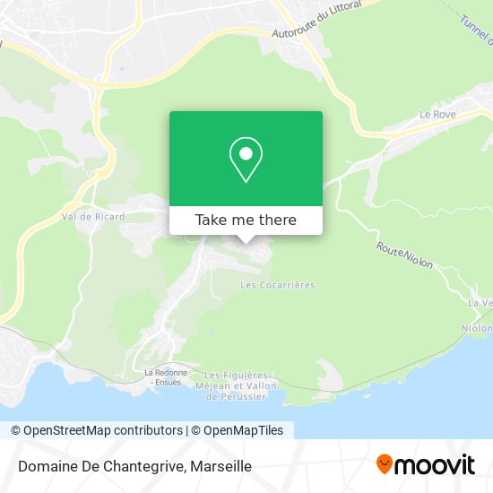 Domaine De Chantegrive map