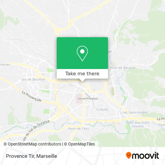 Provence Tir map