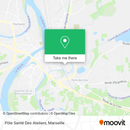 Pôle Santé  Des Ateliers map